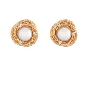 Twisted & Pearl Earrings